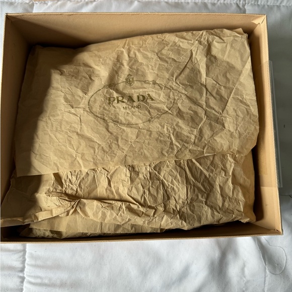 Prada Suede stiletto heels - cage dusty suede, size 9 - Picture 2 of 10